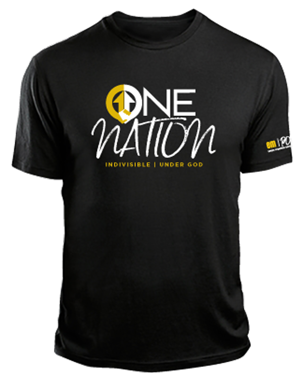 One Nation Black T-shirt